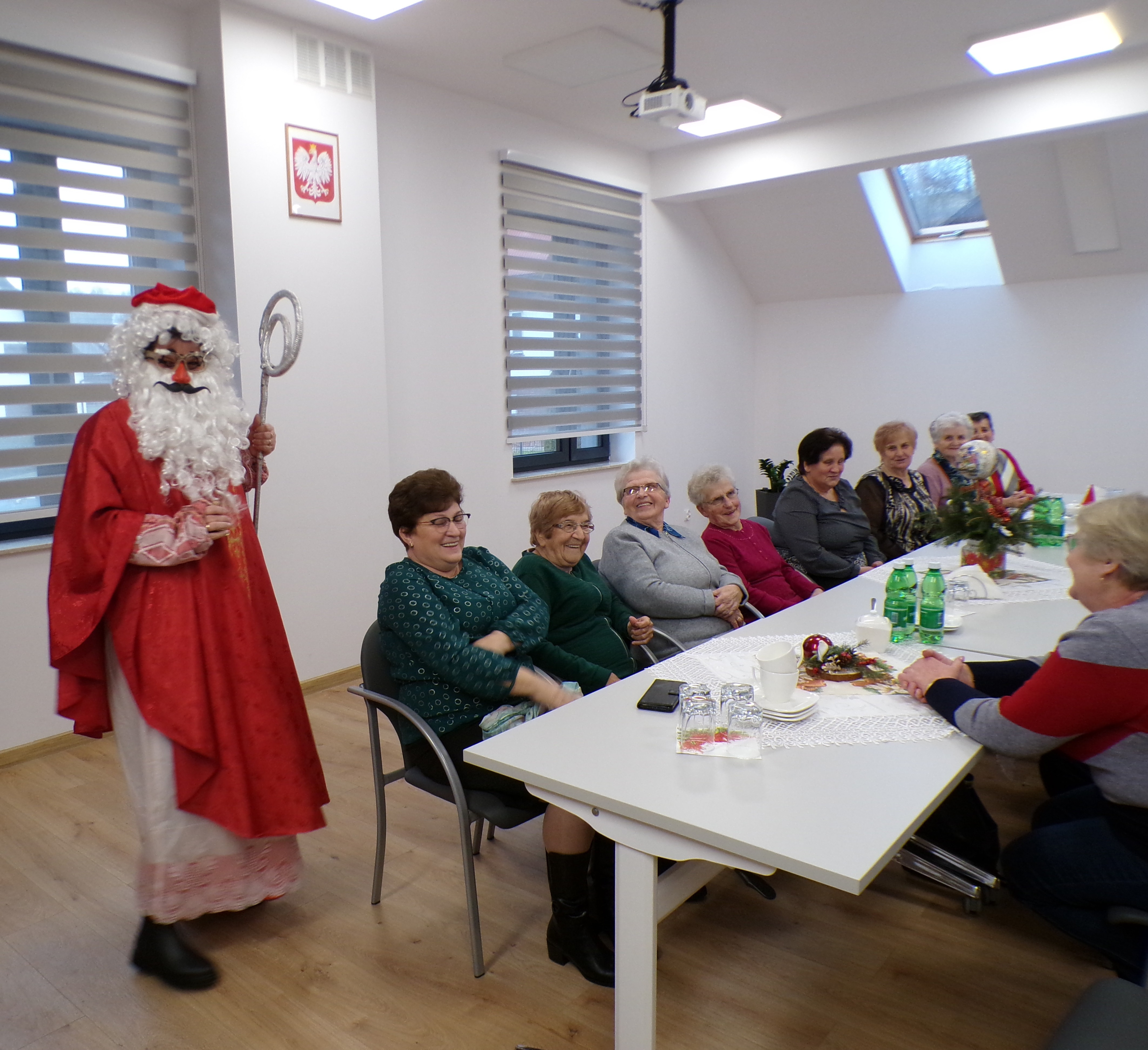 Mikołaj u seniorów w Krużlowej