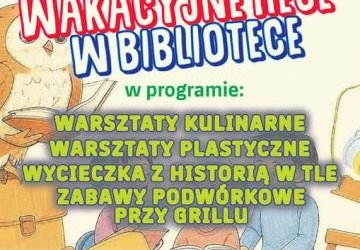 Biblioteka w Krużlowej Niżnej, zaprasza na wakacje