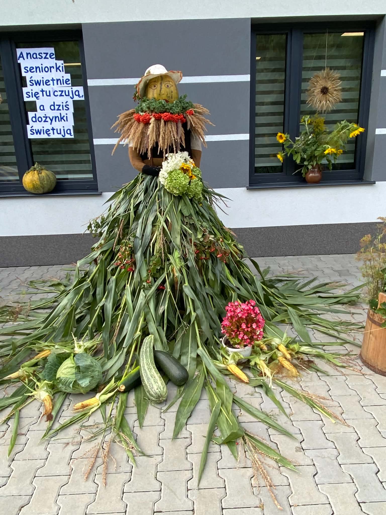 Wyjątkowy witacz dożynkowy w Krużlowej Niżnej!